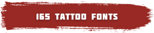 165 Exclusive Tattoo Artist Fonts