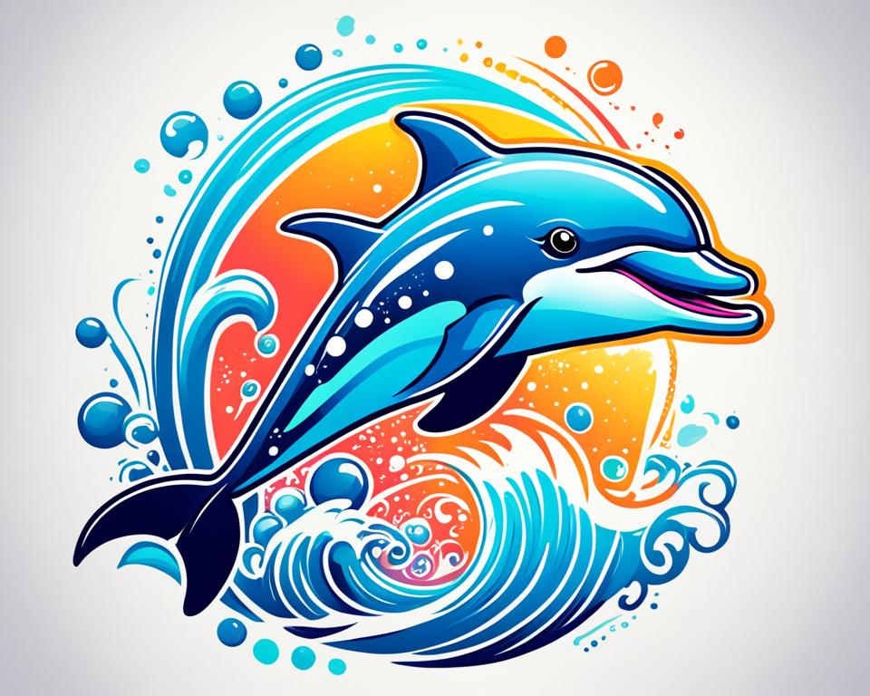new school dolphin tattoos