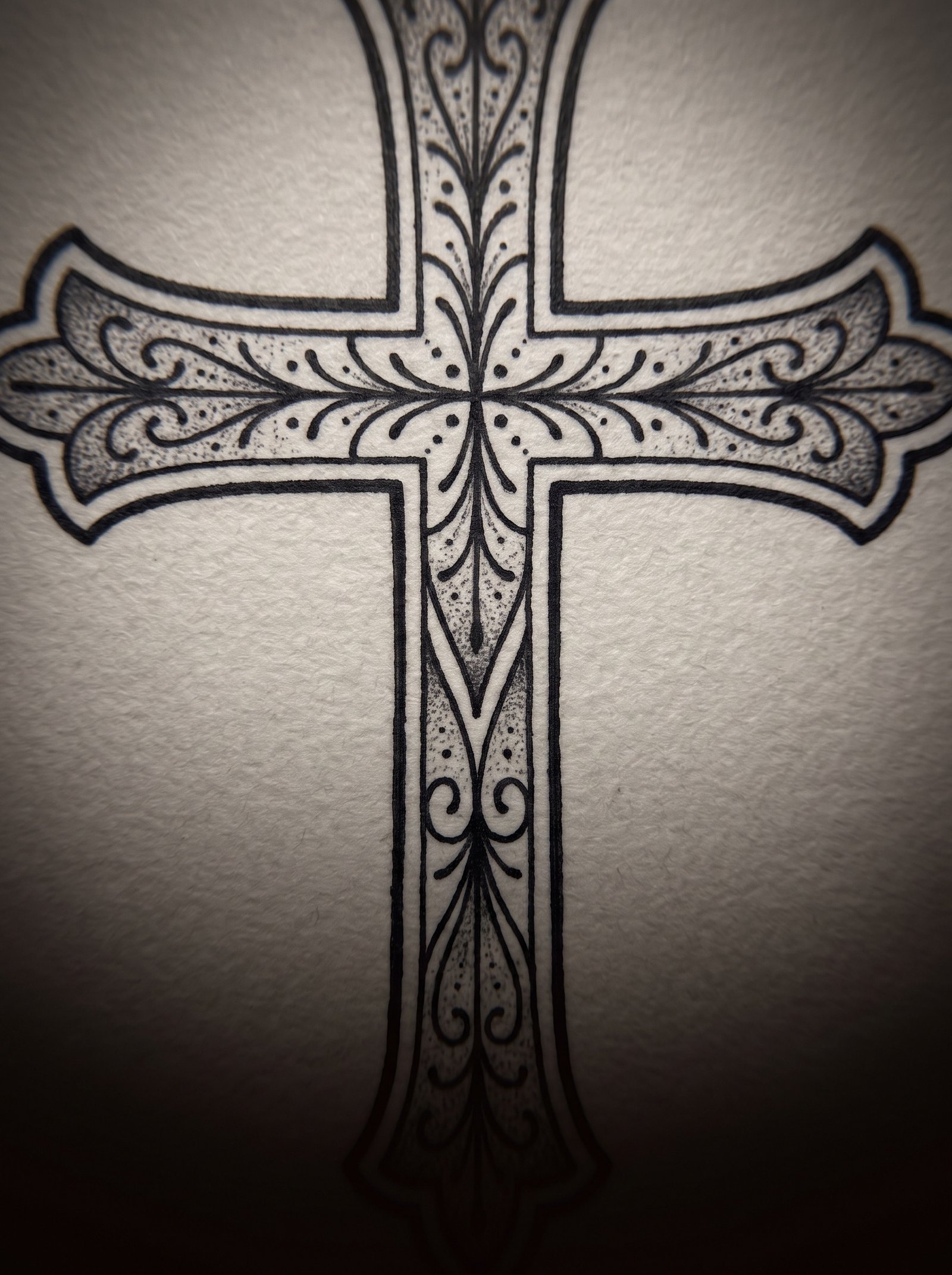 Cross tattoo designs, flash artwork from the Miami Ink Tattoo Designs library